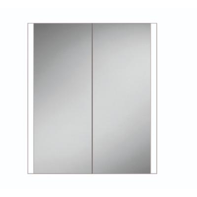 An image of HIB Paragon 60 LED Illuminated Aluminium Mirror Cabinet 51900