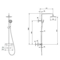 Villeroy & Boch Universal Mixer Shower System Chrome TVS109002UK061