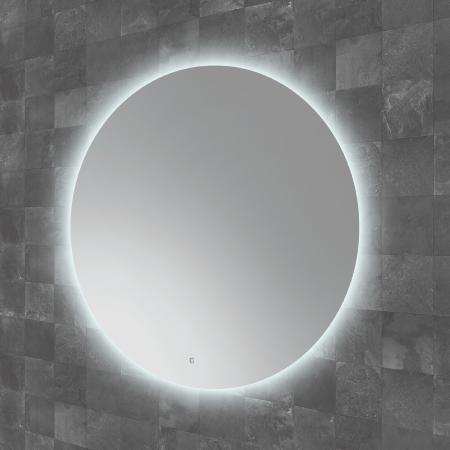 An image of HIB Theme 100 LED Illuminated Round Mirror 79130000