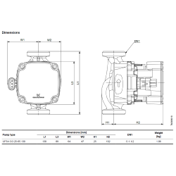 Grundfos UPS4 GO 25-65 130 - 93074168