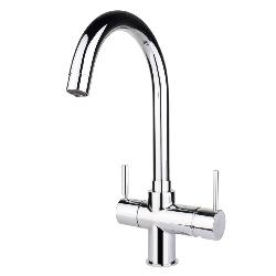 InSinkErator Roma 3N1 J Shape Instant Hot Water Tap Only Chrome 45153