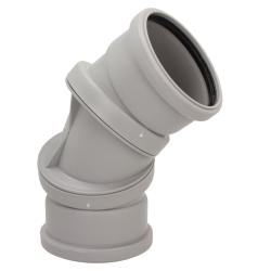 Davant 90Ø Adjustable Bend 110mm L/Grey Pfit SPLG0020