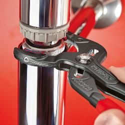 Knipex Siphon and Connector Pliers Plastic Coated Black Atramentized 250mm 81 11 250