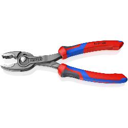 Knipex TwinGrip Front & Side Gripping Pliers with Comfort Handles Grey Atramentized 200mm 82 02 200