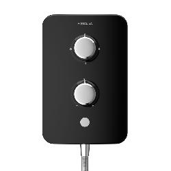 Aqualisa E2 Electric Shower with 3 Mode Handset 8.5kW in Black E2B85