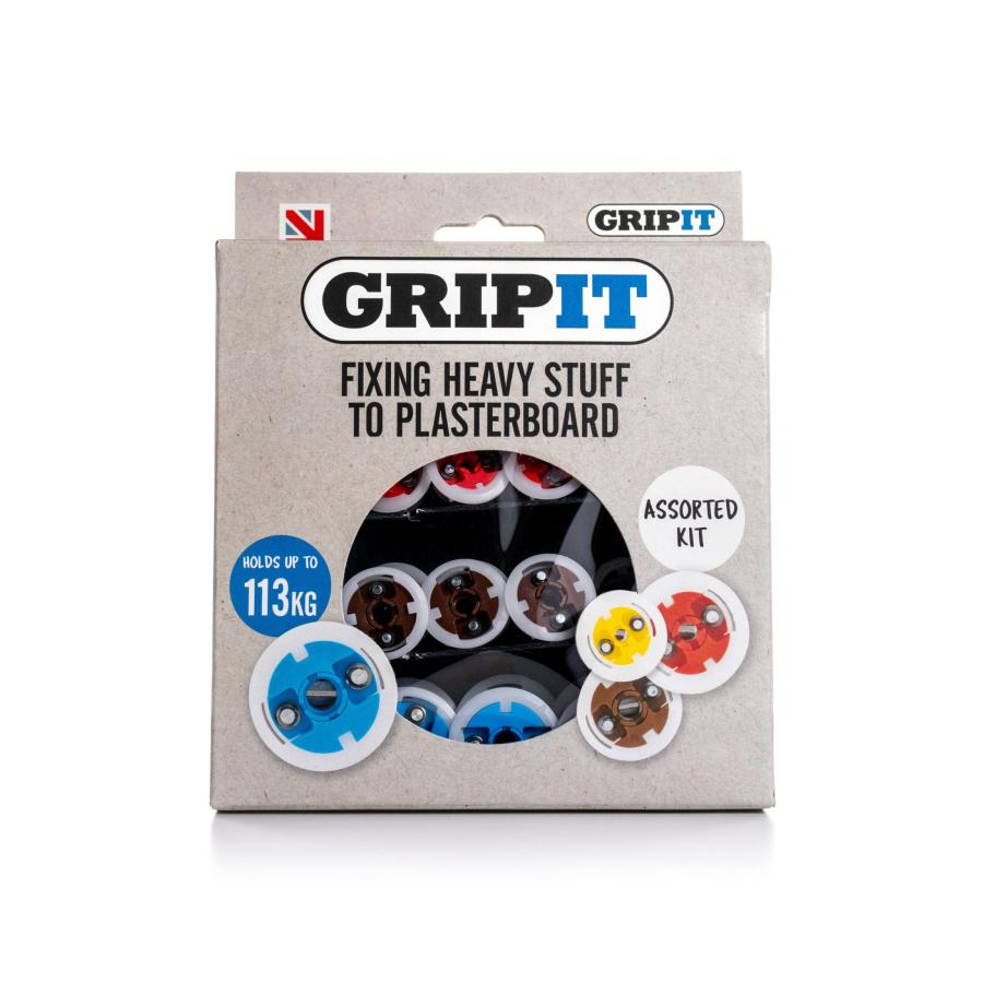 GripIt assorted kit holds up to 113 KG