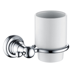 Bristan 1901 Tumbler and Holder Brass Chrome Plated N2 HOLD C