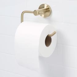 Bristan Round Toilet Roll Holder Brushed Brass RD ROLL BB