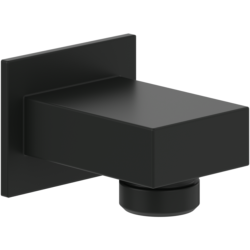 Villeroy & Boch Universal Square Shower Wall Outlet Matt Black TVC000457000K5