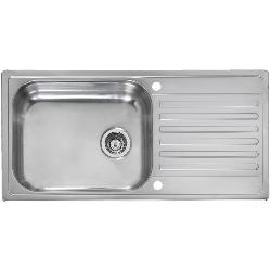 Reginox Minister Inset Stainless Steel Kitchen Sink - Single Bowl with Waste Included