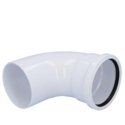 Davant 92Ø SS Bend 110mm White Pushfit SPW0004