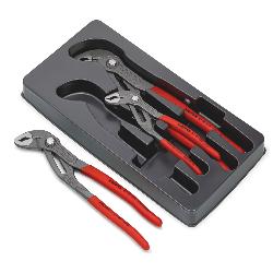 Knipex Cobra Set 1 x 87 01 180, 1 x 87 01 250, 1 x 87 01 300mm 00 20 09 V02