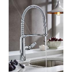Highlife Linton Single Lever Sink Mixer with Flexi Spray Head Chrome 31132