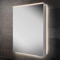 HIB Ether 50 LED Illuminated Aluminium Mirror Cabinet 50500