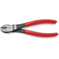 Knipex High Leverage Diagonal Cutter Black Atramentized 180mm 74 01 180