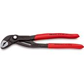Knipex Cobra High-Tech Water Pump Pliers Plastic Coated Grey Atramentized 250mm 87 01 250