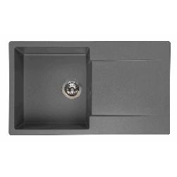 Reginox Amsterdam 10 Grey Silvery Granite - Single Bowl Kitchen Sink with Waste Included