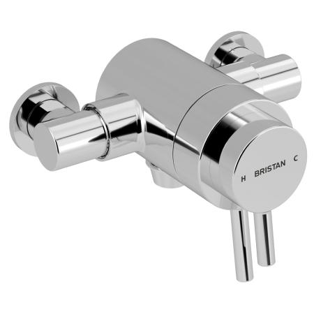 Bristan Prism Exposed Concentric Chrome Shower Valve Only PM2 CSHXVO C