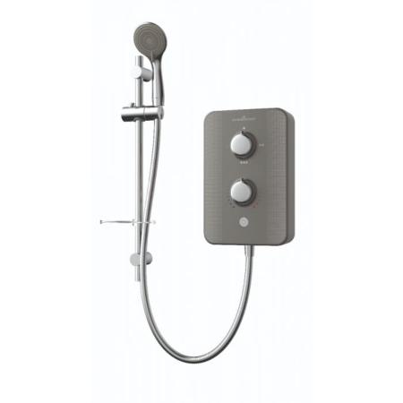 Gainsborough Slim Duo Electric Shower Titanium Grey 8.5kw GSDTG85