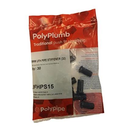 An image of Polypipe 30 Pack 15mm UFH Pipe Stiffener/Polyplumb