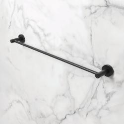 Bristan Round Towel Rail Brass Black RD RAIL BLK
