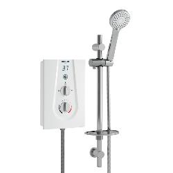 Bristan GLEE 3 Electric Shower 8.5kW White GLE385 W