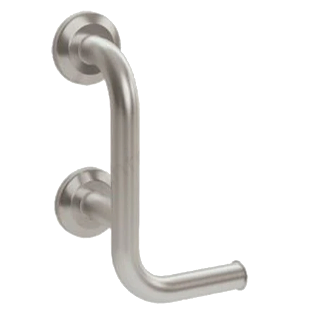 An image of Bathex Grab Toilet Roll Holder 35mm Tube Diameter - Sateen Polish 31565c