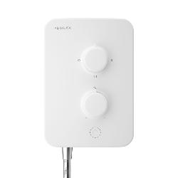 Aqualisa E1 Electric Shower with Single Mode Handset 9.5kW in White E1W95
