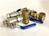 Calmag 22mm Installation Valves for NE Non Electrical Water Softener WS-INSTALL-HFVALVES