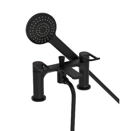 Bristan Saffron Bath Shower Mixer Black SAF BSM BLK