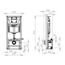 Saniflo Saniwall Pro Up Style (Carrera Marble) 6112