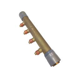 Buteline Brass Manifold 22mm Inlet, 4 x 10mm Outlet BMF410