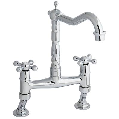 Highlife Balmoral Bridge Traditional Sink Mixer Chrome 16635