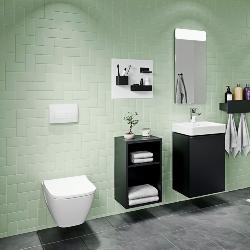 Geberit Duofix 1120mm Wall Hung WC Frame Blue With Delta Cistern 458.132.00.1