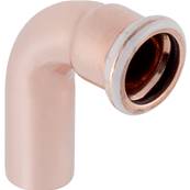 Geberit Mapress Copper Bend with Plain End: 90°, d=15mm - 60302