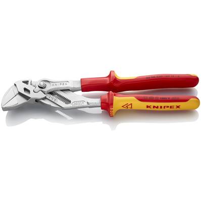 An image of Knipex Pliers Wrench Insulated Multi-component Grips Vde Chrome-plated 250mm 86 ...