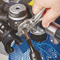 Knipex Mini Pliers Wrench Plastic Coated Chrome-plated 125mm 86 03 125