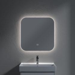 Villeroy & Boch More To See Lite 600 x 600mm Rectangular LED Mirror A4626000
