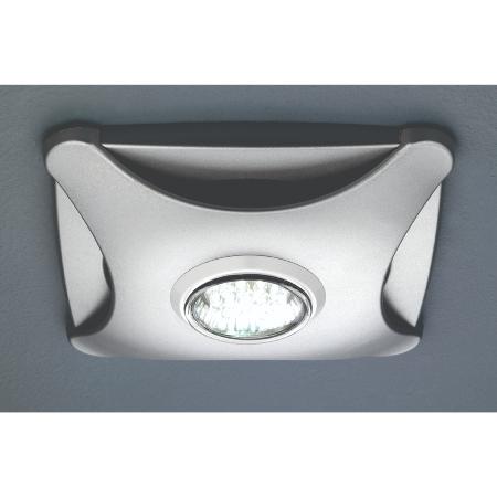 HIB Air-Star Bathroom Ceiling Fan with LED Lights Matt Silver 32100