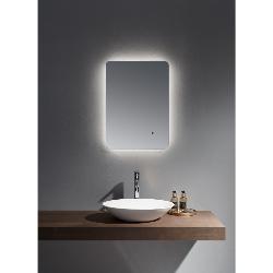 Plumb2u Jucar 700 x 500mm Illuminated LED Mirror - Clear Glass CA5070