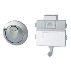 Grohe EAU2 Chrome WC Dual Flushing Cistern With Air Button 38691000