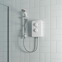 Gainsborough Slim Mono Electric Shower White 9.5kw GSM95