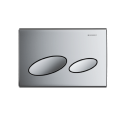 Geberit Kappa20 Dual Flush Plate - Gloss Chrome 115.228.21.1