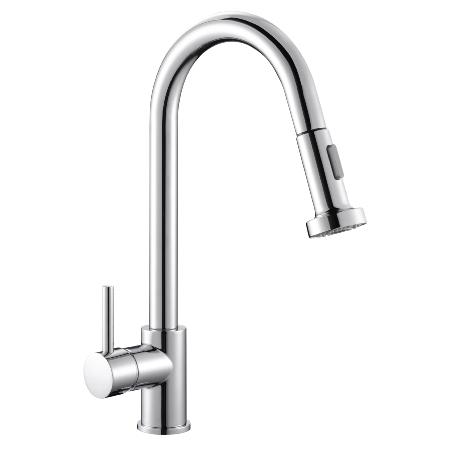 Reginox MARTA Pull Out Kitchen Tap - Single Lever Chrome
