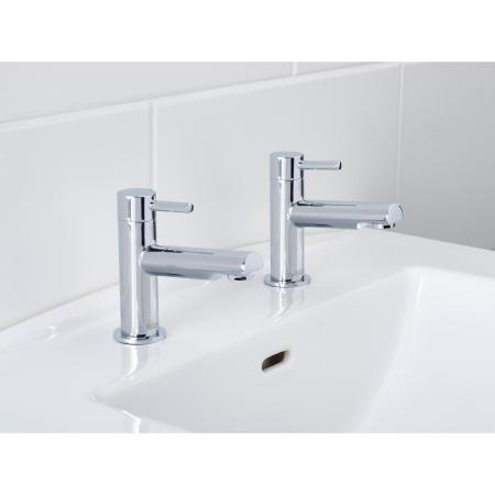 Bristan Mios 1/2 inch Basin Taps Chrome MIO 1/2 C