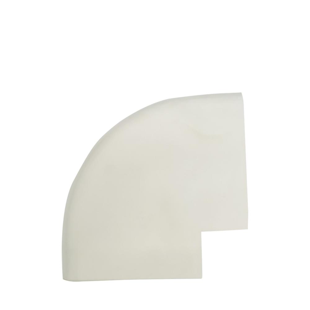 An image of Diversitech Ivory 140mm External Ashp Trunking 90 Degree External Bend Tr-ec-140