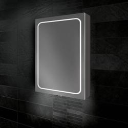 HIB Vapor 50 LED Illuminated Aluminium Mirror Cabinet 51400