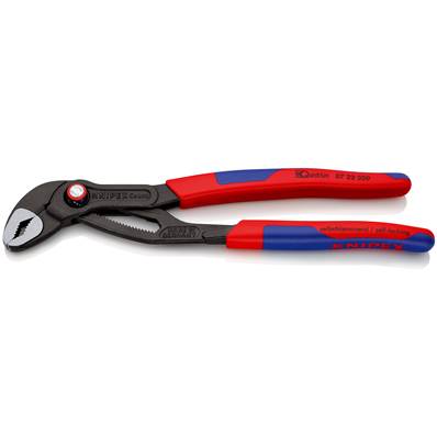 An image of Knipex Cobra Quickset High-tech Water Pump Pliers Multi-component Grips 250mm 87...