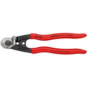 Knipex Wire Rope Cutter Forged Plastic Coated 190mm 95 61 190