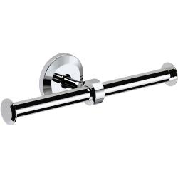 Bristan Solo Double Toilet Roll Holder - Chrome Plated SO DROLL C